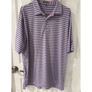 Peter‎ Millar Summer Comfort Golf Polo Striped Quail Creek XL